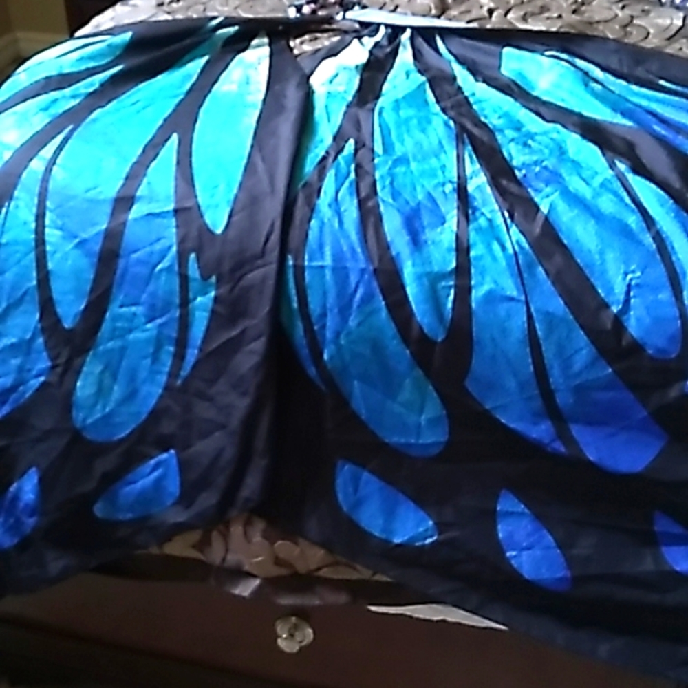 Butterfly costume vibrant colors